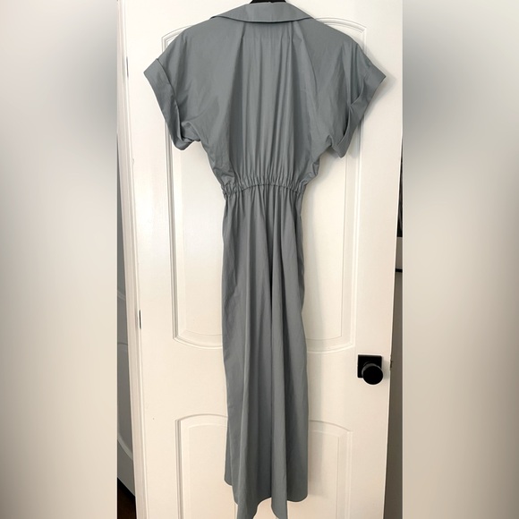 Abercrombie Utility Maxi Shirt Dress in sage - Picture 7 of 7